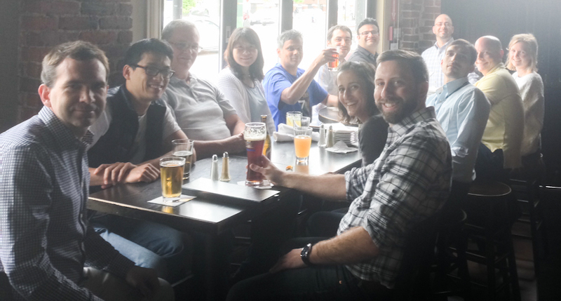 Group picture of Avillach Lab members